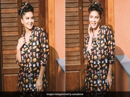 Sunny Leone Sets Loungewear Goals In Fun Food Print Pajamas Sunny Leone Sets Loungewear Goals In Fun Food Print Pajamas