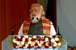 In Assam, PM Launches Key Projects; Will Address Bengal Poll Rally Next In Assam, PM Launches Key Projects; Will Address Bengal Poll Rally Next
