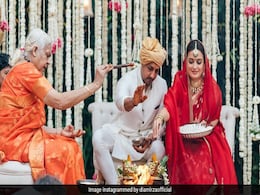 Dia Mirza Ties Knot With Vaibhav Rekhi; Meets Media With A Box Full Of Sweets Dia Mirza Ties Knot With Vaibhav Rekhi; Meets Media With A Box Full Of Sweets