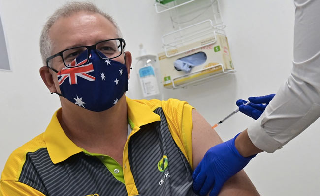 Australia Starts COVID-19 Vaccine Rollout, PM Receives First Dose