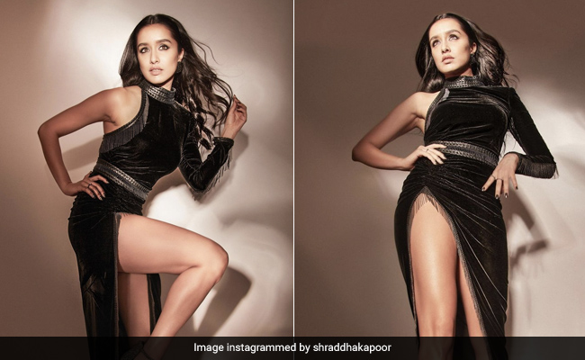 Shraddha Kapoor In A Black High-Slit Dress Is Our Glam Inspiration