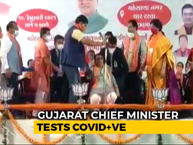 Gujarat Chief Minister Tests Covid+ve Hours After He Fainted On Stage