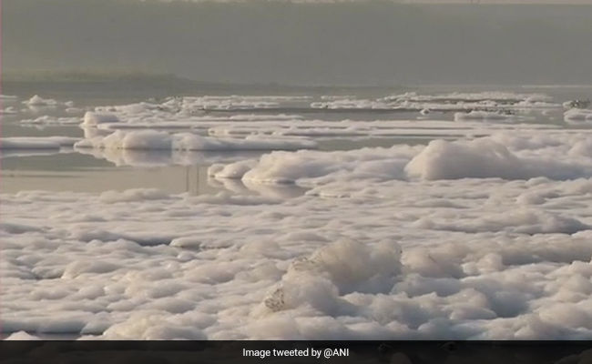 River Yamuna Spews Toxic Foam Again. See Photos