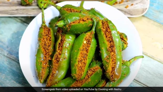 Watch: Besan Bharwan Hari Mirch Fry Is Ideal To Spice Up Your Meal