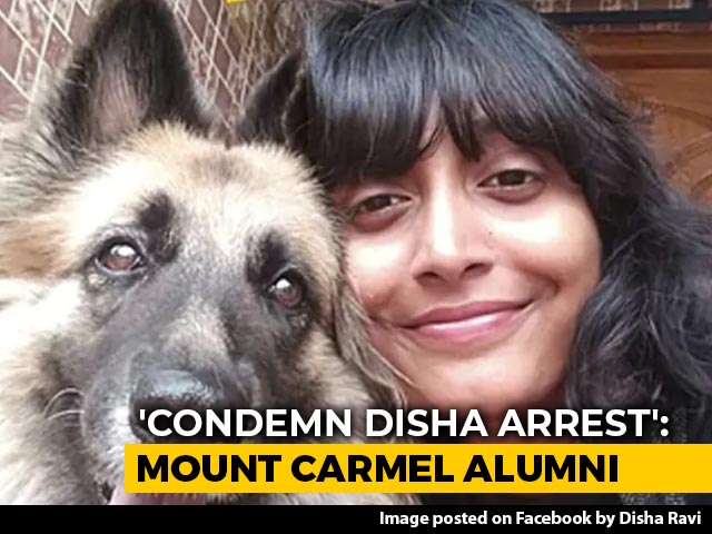 "Attempt To Browbeat Disha Ravi Into Submission": Mount Carmel Alumni