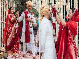 From Dia Mirza's Red Silk <i>Saree</i> To White Lace Dress, Her Bridal Looks Were Elegance Personified From Dia Mirza's Red Silk <i>Saree</i> To White Lace Dress, Her Bridal Looks Were Elegance Personified