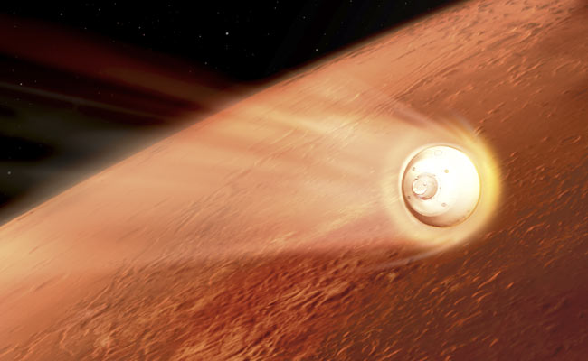 नासा का यान 1100 डिग्री से ज्यादा तापमान झेलते हुए आज उतरेगा मंगल ग्रह की सतह पर