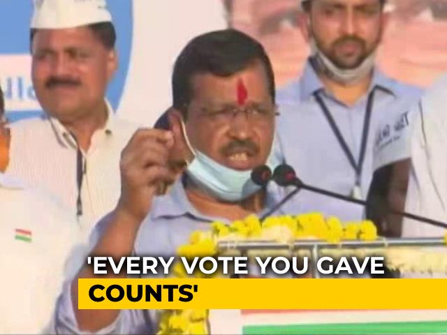 "Our 27 To Their 93, But...": Arvind Kejriwal's Message To BJP In Surat