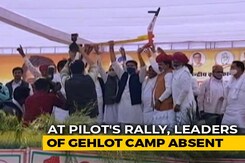 At Sachin Pilot's Rally To Back Farmers, Ashok Gehlot Loyalists Absent At Sachin Pilot's Rally To Back Farmers, Ashok Gehlot Loyalists Absent