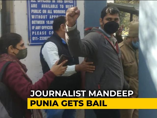 Journalist Mandeep Punia, Arrested From Farmers' Protest Site, Gets Bail