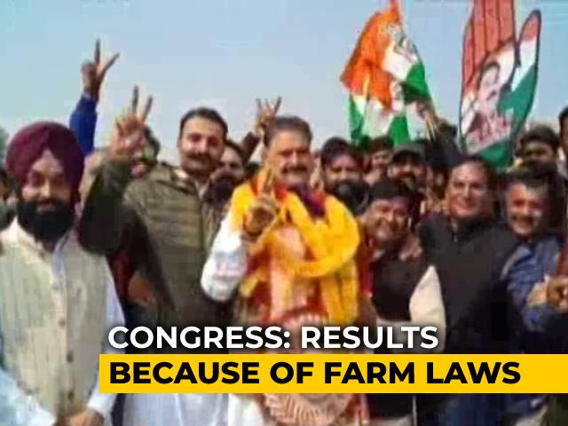 Big Win For Congress In Punjab Local Elections