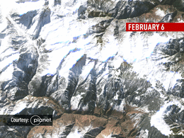 New Satellite Images Show Uttarakhand Avalanche's Path Of Destruction New Satellite Images Show Uttarakhand Avalanche's Path Of Destruction