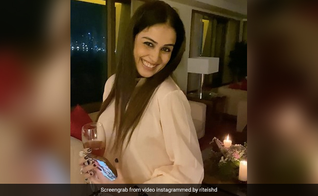 Genelia D'Souza And Riteish Deshmukh Were Not Alone For Their Anniversary Celebrations