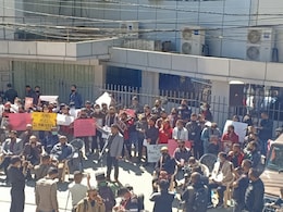 Students Protest Outside Mizoram Public Service Commission In Aizawl, Demand Recruitment Reforms
