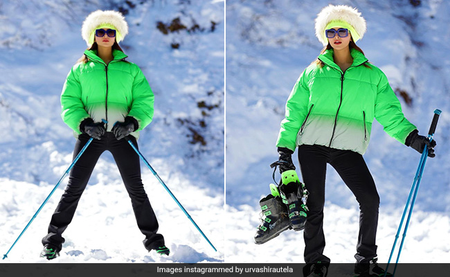 Urvashi Rautela&rsquo;s Outfit Is On Point As She Steps Out In Winter Wonderland