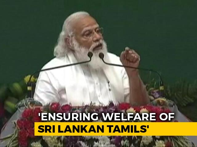 PM Modi Says India Committed To Rights Of Lankan Tamils