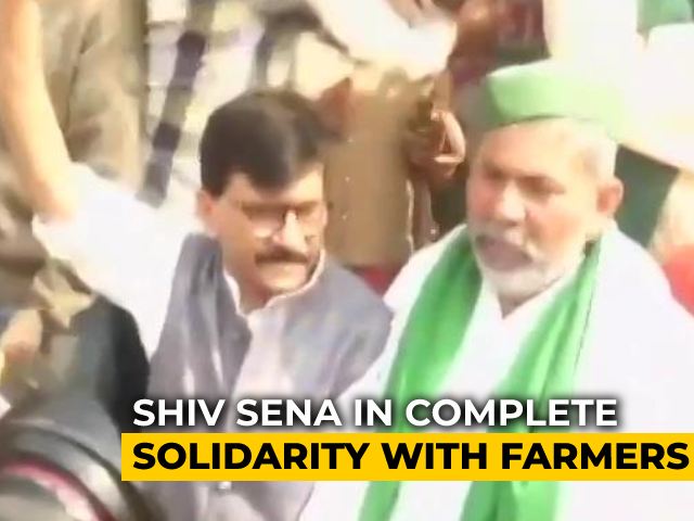 Shiv Sena's Sanjay Raut Meets Ghazipur Farmers Today "At Uddhav Thackeray's Behest"