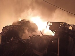 More Than 20 Huts Burnt In Major Slum Fire In Delhi, No Casualties More Than 20 Huts Burnt In Major Slum Fire In Delhi, No Casualties