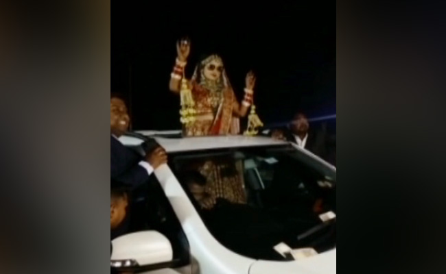 On Camera, Dancing Bride's Narrow Escape As Car Hits Wedding Party In UP