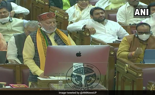 UP Budget 2021 Live Updates: UP Presents Rs 5.5 Lakh Crore Budget To Make State "Aatmanirbhar" UP Budget 2021 Live Updates: UP Presents Rs 5.5 Lakh Crore Budget To Make State "Aatmanirbhar"