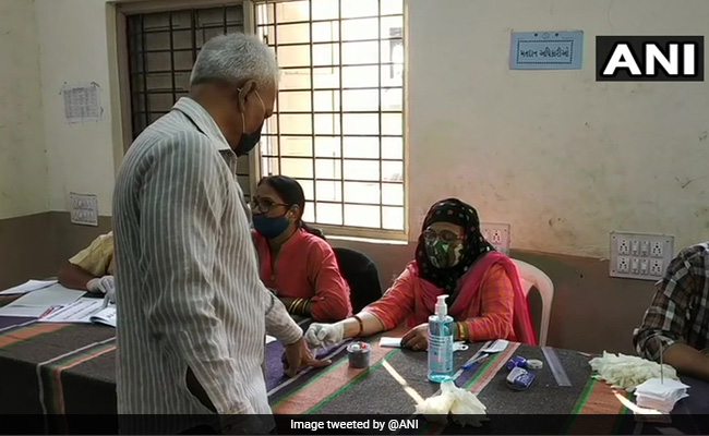 Voting Underway For Polls To 6 Municipal Corporations In Gujarat