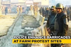 Barricades, Barbed Wires, Nails At Protest Sites Amid Farmers' Agitation Barricades, Barbed Wires, Nails At Protest Sites Amid Farmers' Agitation