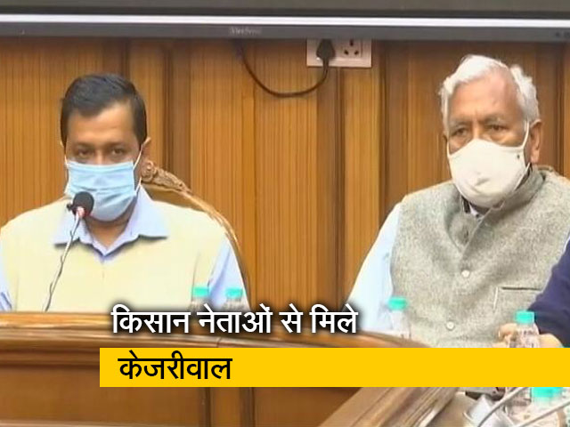 अरविंद केजरीवाल ने पश्चिमी यूपी के किसान नेताओं से की मुलाकात