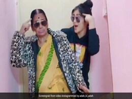Adah Sharma ने दादी संग 'Drunk N High' सॉन्ग पर किया डांस, बार-बार देखा जा रहा Video Adah Sharma ने दादी संग 'Drunk N High' सॉन्ग पर किया डांस, बार-बार देखा जा रहा Video