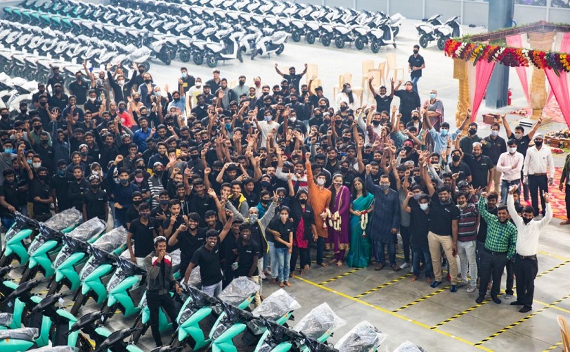 Ather Energy's Hosur Plant Begins Production For Electric Scooters