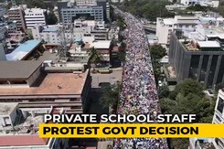 3,000 Karnataka Private School Teachers, Staff Protest Fee Cut 3,000 Karnataka Private School Teachers, Staff Protest Fee Cut