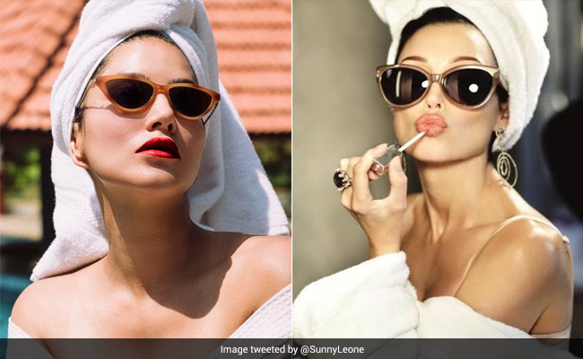 Sunny Leone Channels Her Inner Audrey Hepburn In This Pic
