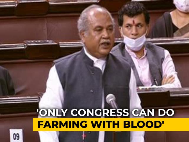 "Only Congress Can Do Farming With Blood": Government Amid Protests