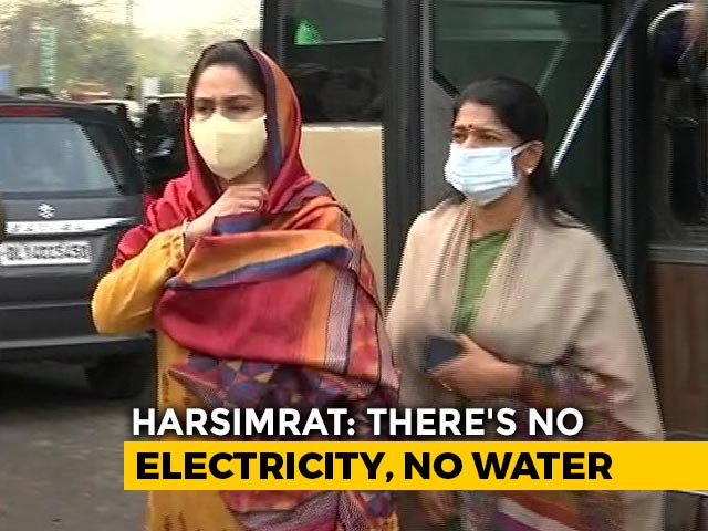 "Shocked To See Treatment...": Opposition MPs Visit Farmers' Protest Site