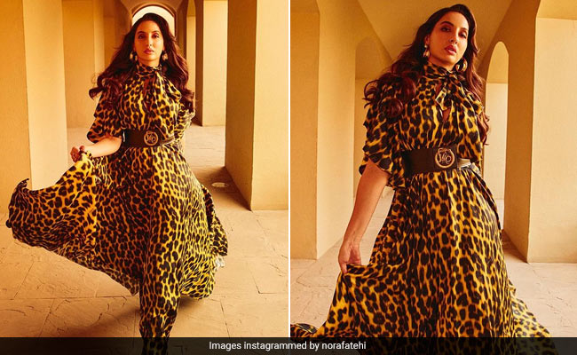 Do We Spot A Leopard On The Loose Or Is It Nora Fatehi Charging Right At Us?