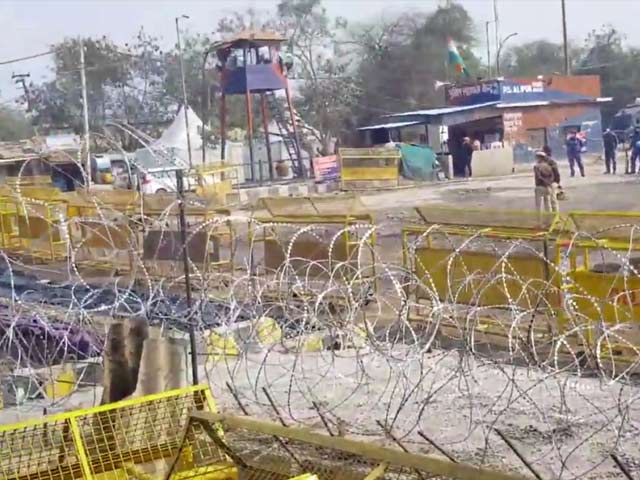 Fortifications At Farmers Protest Site: First-Person Account