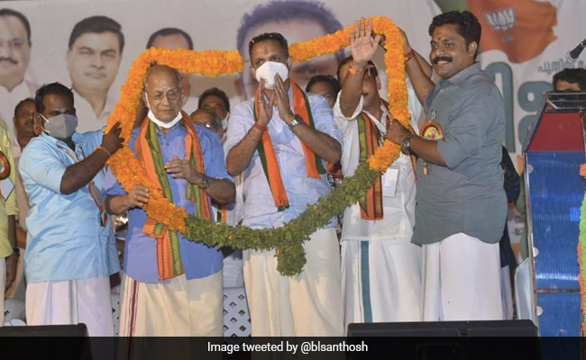 'Metro Man' E Sreedharan Joins BJP In Kerala