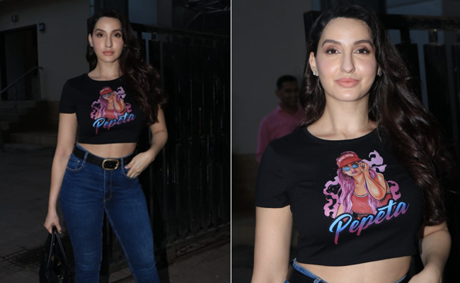 Nora Fatehi Makes Graphic T-Shirts Look A Whole Lot Stylish