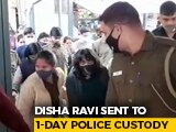 Video : Activist Disha Ravi Sent To Fresh 1-Day Police Custody In 'Toolkit' Case