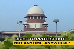 "Right To Protest Cannot Be Anytime, Everywhere": Supreme Court "Right To Protest Cannot Be Anytime, Everywhere": Supreme Court