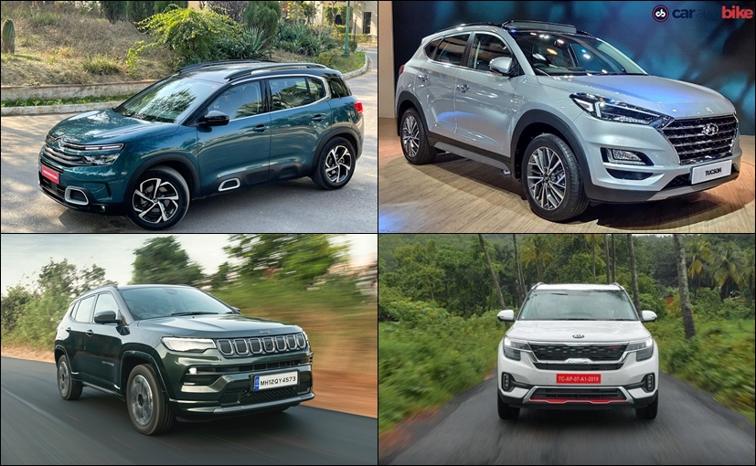2021 Citroen C5 AirCross vs Hyundai Tucson vs Jeep Compass Facelift vs Kia Seltos: Specification Comparison
