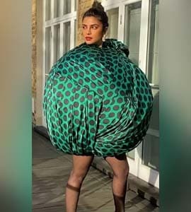 Priyanka Chopra's Orb Dress Sparks Meme Fest. Her Reaction