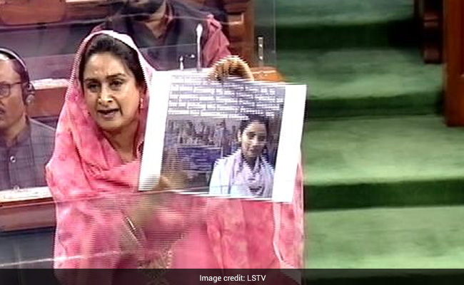 "PM Called Farmers Parasites": Harsimrat Badal's Attack In Lok Sabha