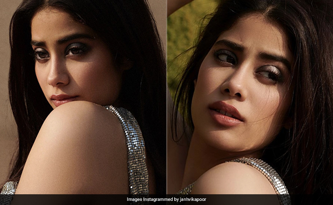 For Valentine&rsquo;s Day, Janhvi Kapoor&rsquo;s Shimmery Makeup Look Is Our Beauty Inspiration