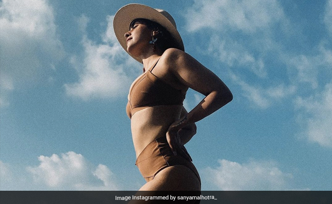 It's Another Day Of Sun For Sanya Malhotra, Holidaying At This Beach Destination