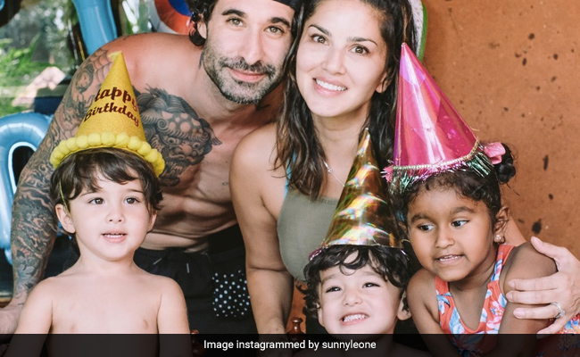 How Working Mom Sunny Leone Made Sons Asher And Noah's Birthday Special. See Pics