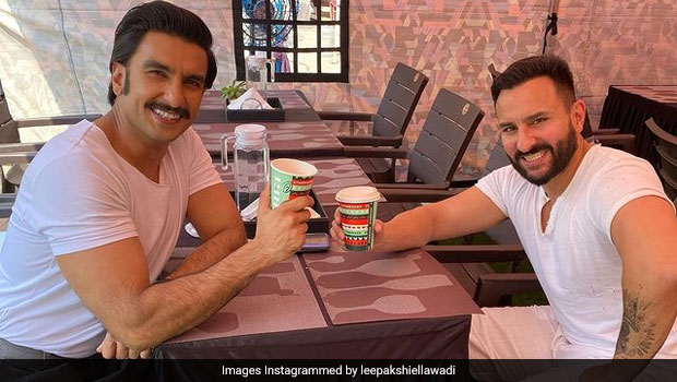 Ranveer Singh And Saif Ali Khan Clicked Together Having Coffee; Internet Is Excited