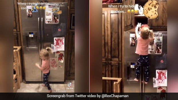 Viral Video Of Kid Climbing Up Fridge For A Cookie Divides The Internet