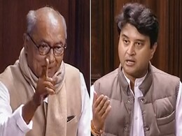 Jyotiraditya Scindia, Digvijaya Singh's Amusing Exchange In Parliament Jyotiraditya Scindia, Digvijaya Singh's Amusing Exchange In Parliament