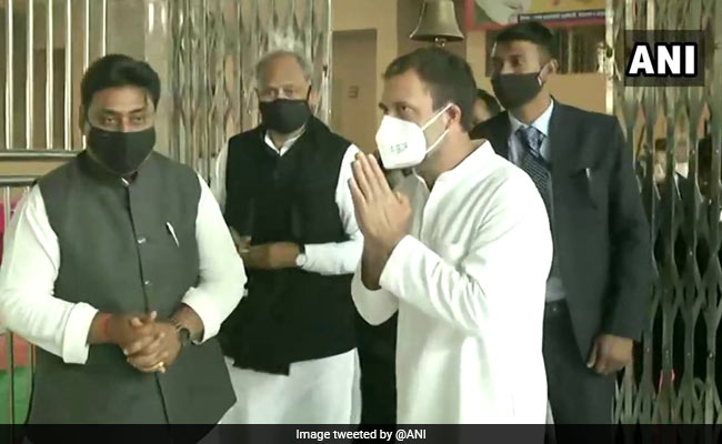 राजस्थान : राहुल गांधी किशनगढ़ पहुंचे, किसानों की ट्रैक्टर रैली को संबोधित करेंगे