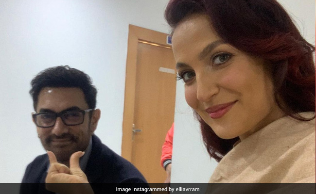 Elli Avram Sums Up Working With Aamir Khan With This Post